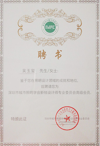 新銳設(shè)計(jì)師專業(yè)委員會(huì)高級(jí)會(huì)員